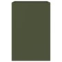 Jardinera acero verde oliva 52x48x75 cm en Macetas y jardineras | Comprar online en Foru.es