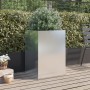 Jardinera de acero inoxidable plateado 52x48x75 cm en Macetas y jardineras | Comprar online en Foru.es