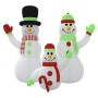 Familia de muñecos de nieve inflables con LED 500 cm de vidaXL, Luces de Navidad - Ref: Foro24-345387, Precio: 108,00 €, Desc...