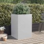 Jardinera de acero galvanizado plateado 52x48x75 cm en Macetas y jardineras | Comprar online en Foru.es