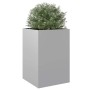 Jardinera de acero galvanizado plateado 52x48x75 cm en Macetas y jardineras | Comprar online en Foru.es
