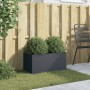 Jardinera acero gris antracita 62x30x29 cm en Macetas y jardineras | Comprar online en Foru.es