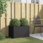 Jardinera acero negro 62x40x39 cm en Macetas y jardineras | Comprar online en Foru.es
