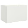 Jardinera acero blanco 62x40x39 cm en Macetas y jardineras | Comprar online en Foru.es
