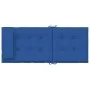 Cojines de silla con respaldo alto 4 uds tela Oxford azul klein de vidaXL, Cojines para sillas y sofás - Ref: Foro24-361905, ...