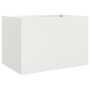 Jardinera acero blanco 62x40x39 cm en Macetas y jardineras | Comprar online en Foru.es