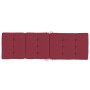 Cojines para tumbona 2 uds tela Oxford rojo tinto de vidaXL, Cojines para sillas y sofás - Ref: Foro24-361993, Precio: 52,21 ...