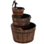 Fuente de agua con bomba madera maciza de abeto 60x60x94 cm de vidaXL, Fuentes y cascadas - Ref: Foro24-363332, Precio: 251,6...