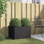 Jardinera acero negro 62x47x46 cm en Macetas y jardineras | Comprar online en Foru.es