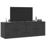 Muebles para TV 2 unidades acero negro 67x39x44 cm en Muebles TV | Comprar online en Foru.es