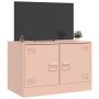 Mueble para TV de acero rosa 67x39x44 cm en Muebles TV | Comprar online en Foru.es
