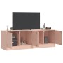 Muebles para TV 2 unidades acero rosa 67x39x44 cm en Muebles TV | Comprar online en Foru.es