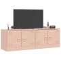 Muebles para TV 2 unidades acero rosa 67x39x44 cm en Muebles TV | Comprar online en Foru.es