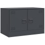 Mueble para TV de acero gris antracita 67x39x44 cm en Muebles TV | Comprar online en Foru.es