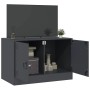 Mueble para TV de acero gris antracita 67x39x44 cm en Muebles TV | Comprar online en Foru.es