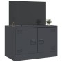 Mueble para TV de acero gris antracita 67x39x44 cm en Muebles TV | Comprar online en Foru.es