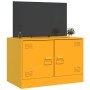 Mueble para TV de acero amarillo mostaza 67x39x44 cm en Muebles TV | Comprar online en Foru.es
