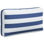 Cojines para palés 3 piezas tela Oxford azul y blanco a rayas de vidaXL, Cojines para sillas y sofás - Ref: Foro24-360959, Pr...