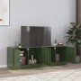 Muebles para TV 2 unidades acero verde oliva 67x39x44 cm en Muebles TV | Comprar online en Foru.es
