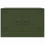 Muebles para TV 2 unidades acero verde oliva 67x39x44 cm en Muebles TV | Comprar online en Foru.es