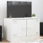 Mueble para TV de acero blanco 67x39x44 cm en Muebles TV | Comprar online en Foru.es