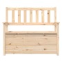Banco de madera maciza de pino 112,5x51,5x96,5 cm de vidaXL, Bancos - Ref: Foro24-823559, Precio: 120,03 €, Descuento: %