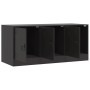 Mueble para TV de acero negro 99x39x44 cm en Muebles TV | Comprar online en Foru.es