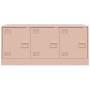 Mueble para TV de acero rosa 99x39x44 cm en Muebles TV | Comprar online en Foru.es