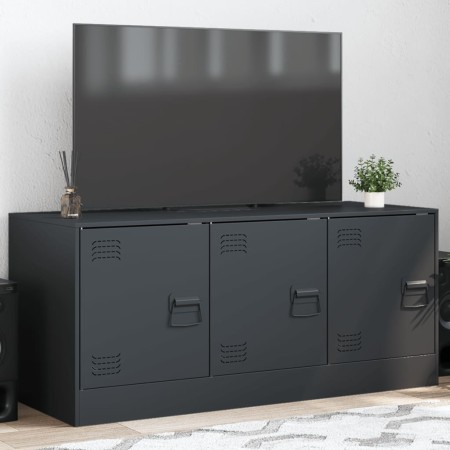 Mueble para TV de acero gris antracita 99x39x44 cm en Muebles TV | Comprar online en Foru.es