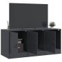 Mueble para TV de acero gris antracita 99x39x44 cm en Muebles TV | Comprar online en Foru.es