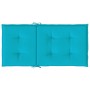Cojines para silla con respaldo bajo 4 uds tela turquesa de vidaXL, Cojines para sillas y sofás - Ref: Foro24-361338, Precio:...