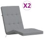 Cojines para tumbona 2 uds tela Oxford gris de vidaXL, Cojines para sillas y sofás - Ref: Foro24-361985, Precio: 49,15 €, Des...