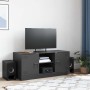 Mueble para TV de acero negro 99x39x44 cm en Muebles TV | Comprar online en Foru.es