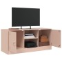 Mueble para TV de acero rosa 99x39x44 cm en Muebles TV | Comprar online en Foru.es
