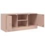Mueble para TV de acero rosa 99x39x44 cm en Muebles TV | Comprar online en Foru.es