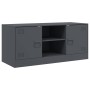 Mueble para TV de acero gris antracita 99x39x44 cm en Muebles TV | Comprar online en Foru.es