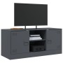 Mueble para TV de acero gris antracita 99x39x44 cm en Muebles TV | Comprar online en Foru.es