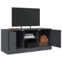 Mueble para TV de acero gris antracita 99x39x44 cm en Muebles TV | Comprar online en Foru.es