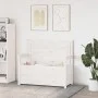 Bank aus massivem weißem Kiefernholz, 112,5 x 51,5 x 96,5 cm von vidaXL, Banken - Ref: Foro24-823560, Preis: 143,51 €, Rabatt: %
