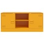 Mueble para TV de acero amarillo mostaza 99x39x44 cm en Muebles TV | Comprar online en Foru.es