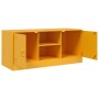 Mueble para TV de acero amarillo mostaza 99x39x44 cm en Muebles TV | Comprar online en Foru.es