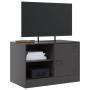 Muebles para TV 2 unidades acero negro 67x39x44 cm en Muebles TV | Comprar online en Foru.es