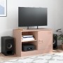 Mueble para TV de acero rosa 67x39x44 cm en Muebles TV | Comprar online en Foru.es