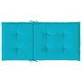 Cojines para silla con respaldo bajo 6 uds tela turquesa de vidaXL, Cojines para sillas y sofás - Ref: Foro24-361339, Precio:...