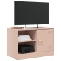 Muebles para TV 2 unidades acero rosa 67x39x44 cm en Muebles TV | Comprar online en Foru.es