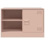 Muebles para TV 2 unidades acero rosa 67x39x44 cm en Muebles TV | Comprar online en Foru.es