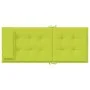 Cojines de silla respaldo alto 4 uds tela Oxford verde brillo de vidaXL, Cojines para sillas y sofás - Ref: Foro24-361908, Pr...