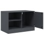 Mueble para TV de acero gris antracita 67x39x44 cm en Muebles TV | Comprar online en Foru.es