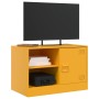 Mueble para TV de acero amarillo mostaza 67x39x44 cm en Muebles TV | Comprar online en Foru.es