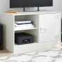 Mueble para TV de acero blanco 67x39x44 cm en Muebles TV | Comprar online en Foru.es